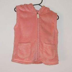 Toddler Zip Up Plush Vest